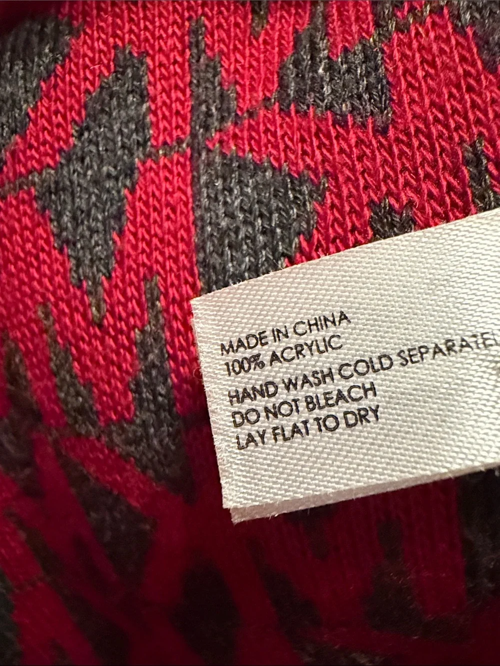MICHAEL Michael Kors Red and Gray MK Logo scarf